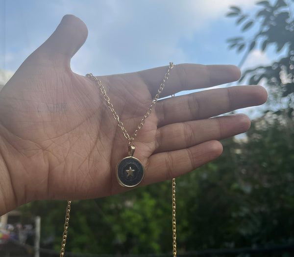 Black galaxy Pendant